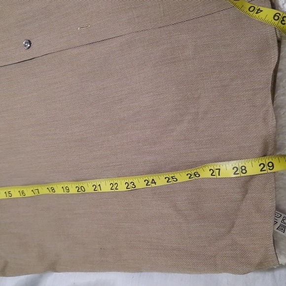 Van Heusen Men's Brown Casual Button-Down Shirt - Picture 5 of 5